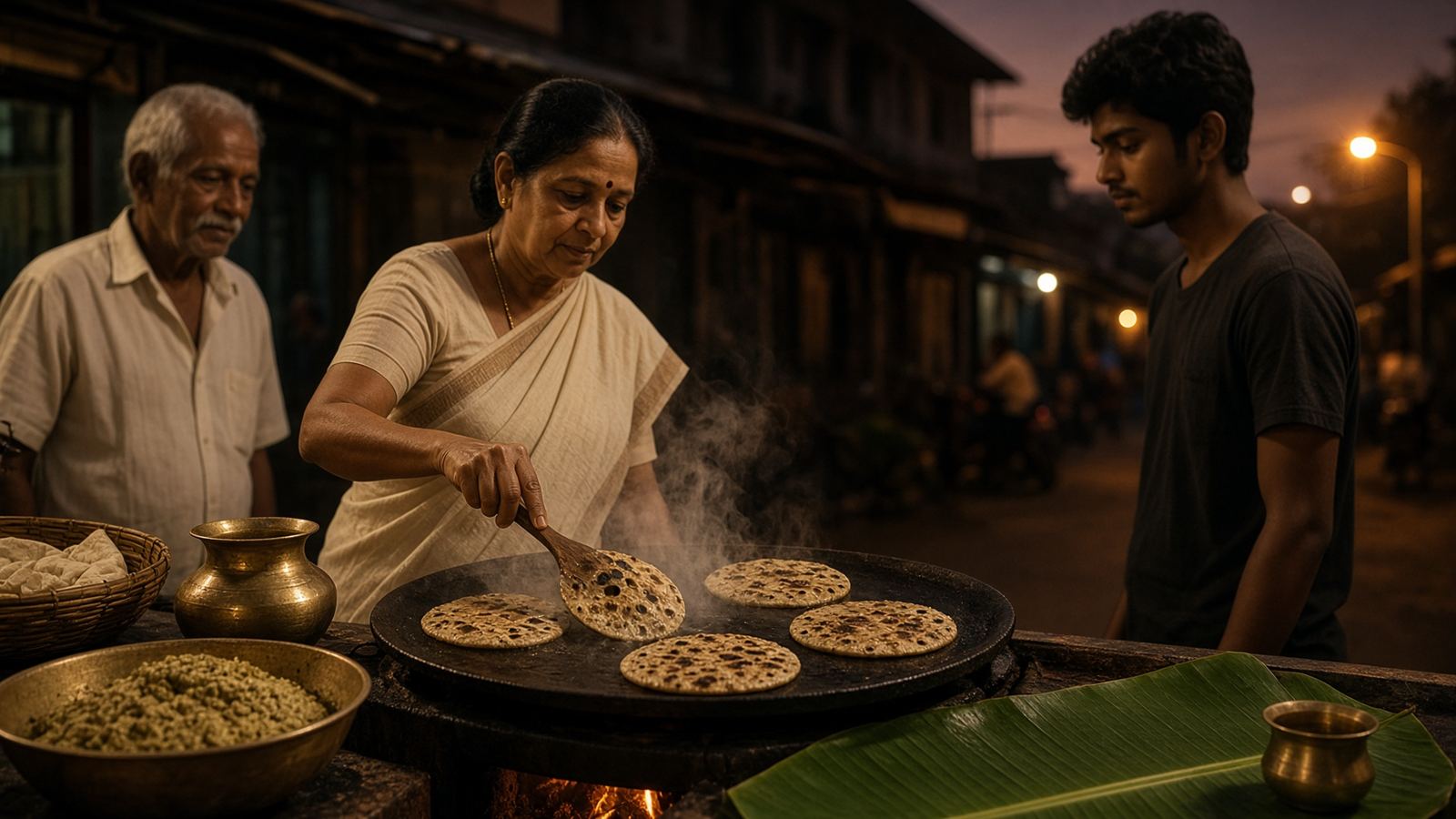 A neighbourhood cook feeding her street